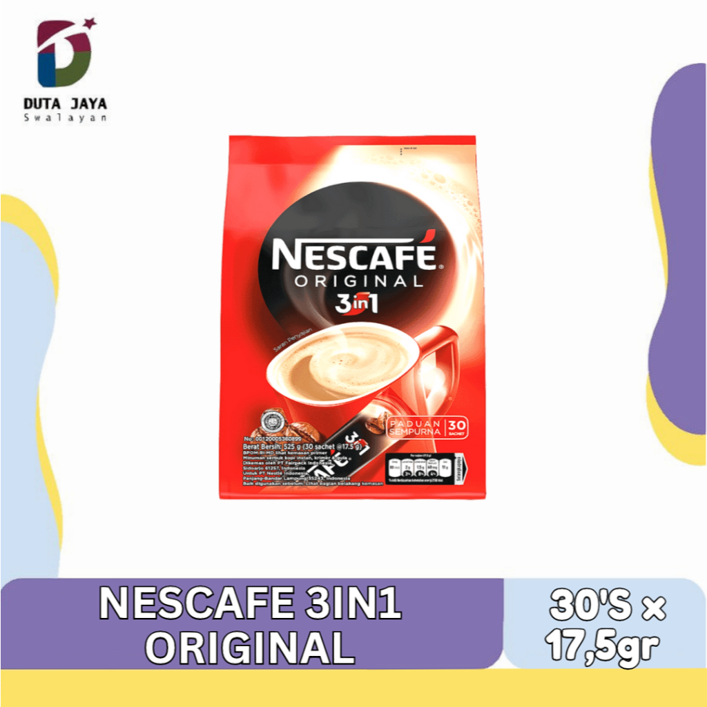

NESCAFE Original Kopi Instan 3in1 17.5g x 30pcs