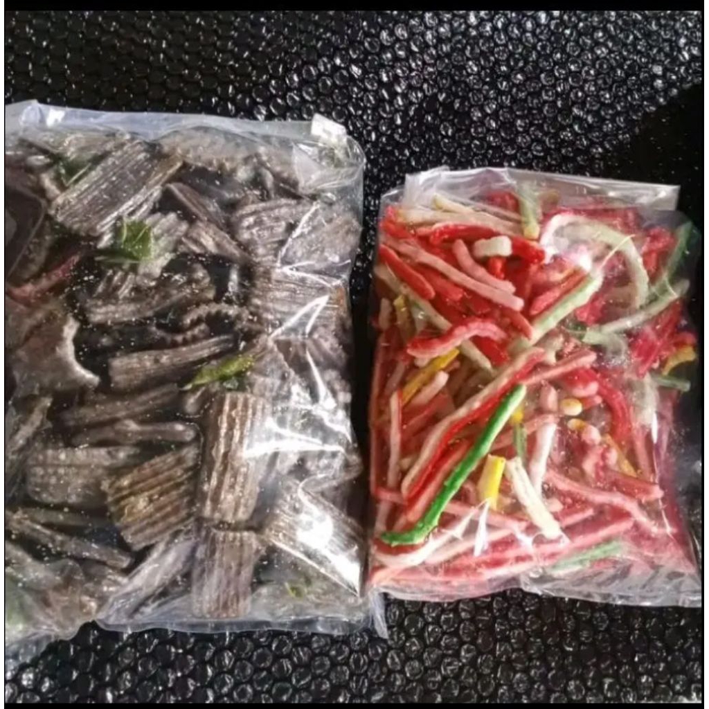 

paket hemat paket bundling 500gram kerupuk jengkol 500gram jaat beton extra pedas daun jeruk