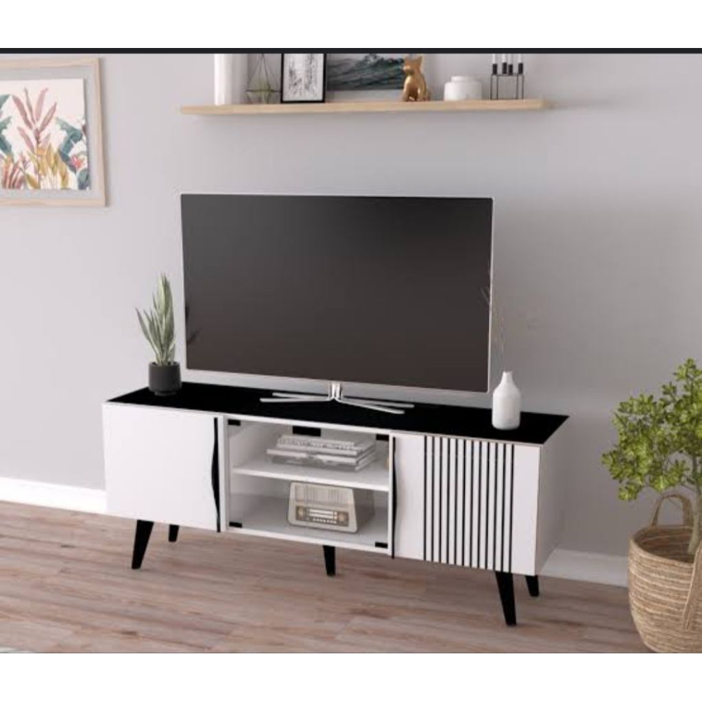 MURAHMEJA TV/RACK TV/DISWAR, MINIMALIS MDF/PARTIKEL BOARD DACHI
