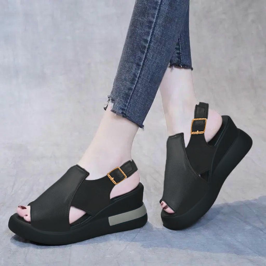 Sandal Wanita Ranjojo RJ28 Sendal Wedges Wanita 5cm Kondangan