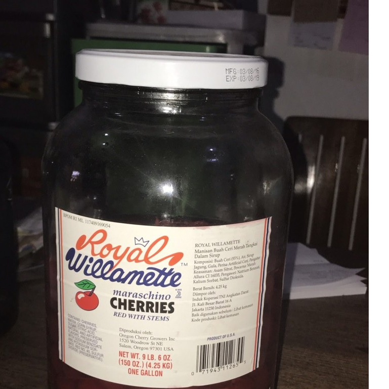 

Cherry Tangkai Merah Rep 100gram