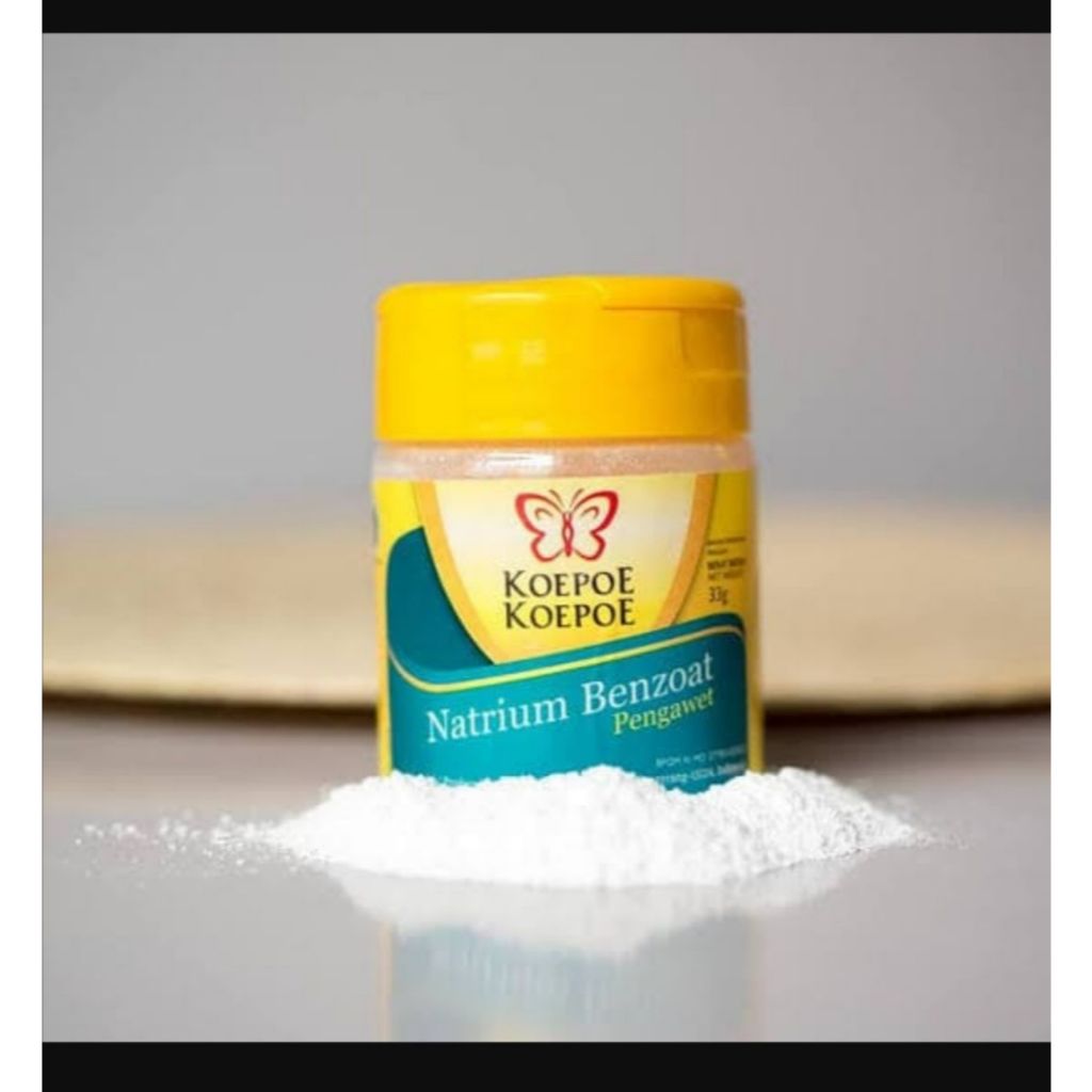 

Koepoe-Koepoe / Kupu-Kupu Sodium Benzoate - Pengawet Makanan & Minuman 33gr