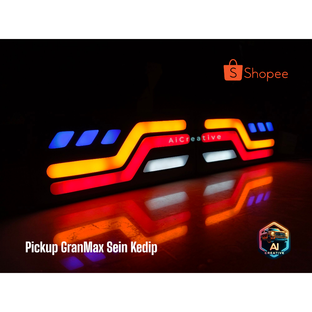 LAMPU REM GRANMAX PICKUP VARIASI COSTUM SEIN KEDIP SUPER TERANG