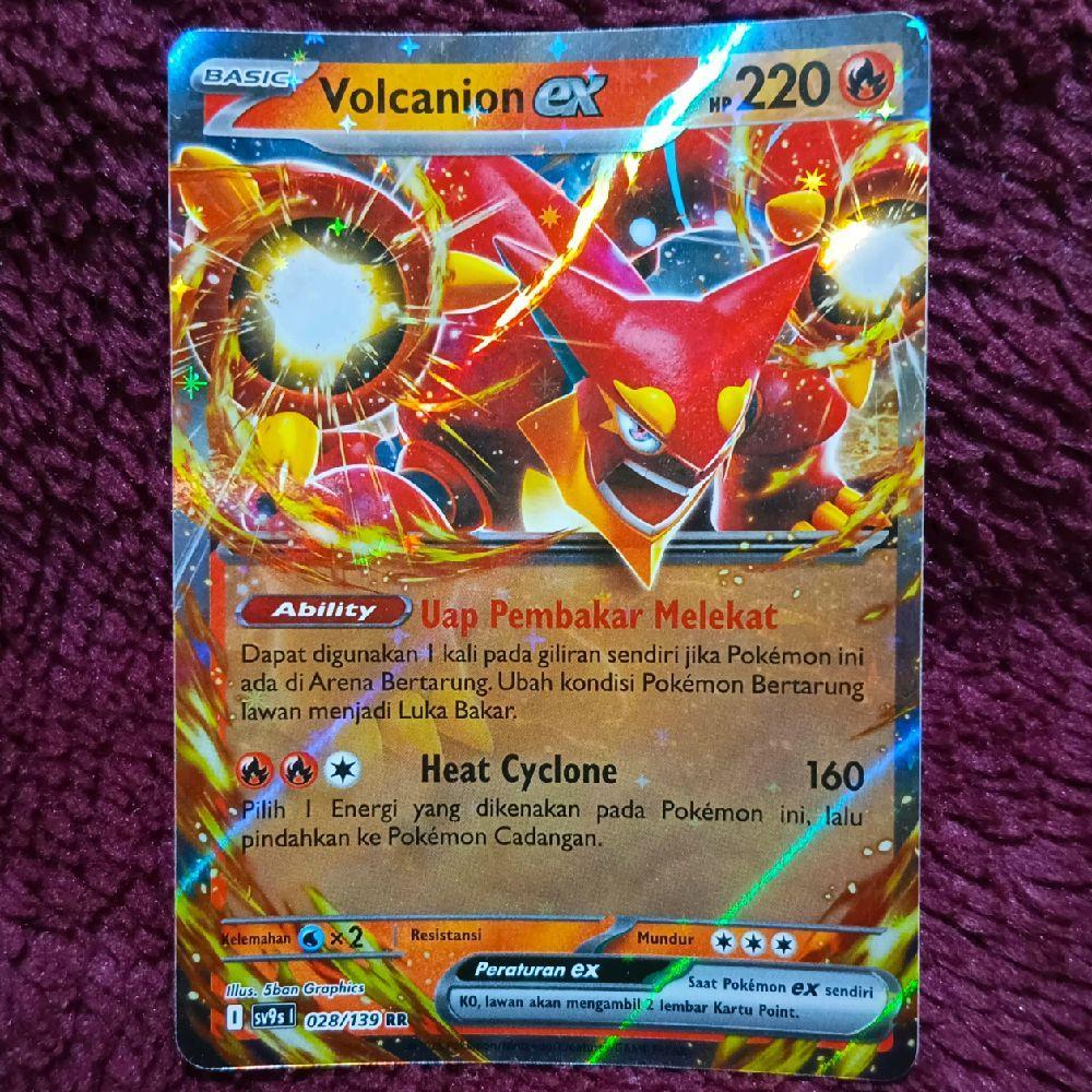 Volcanion EX RR sv9s - Pokemon TCG Indonesia foil holo