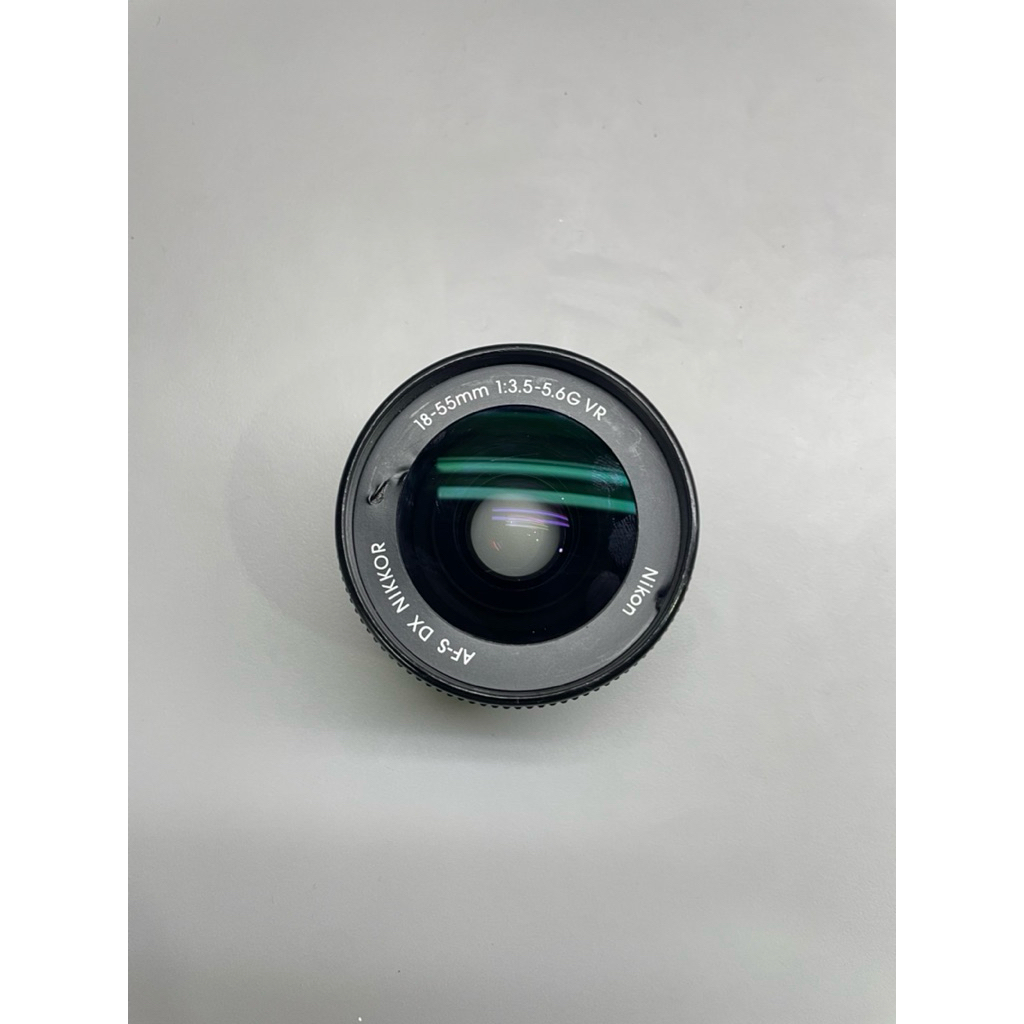 Optik Depan Lensa Nikon 18-55 VRI