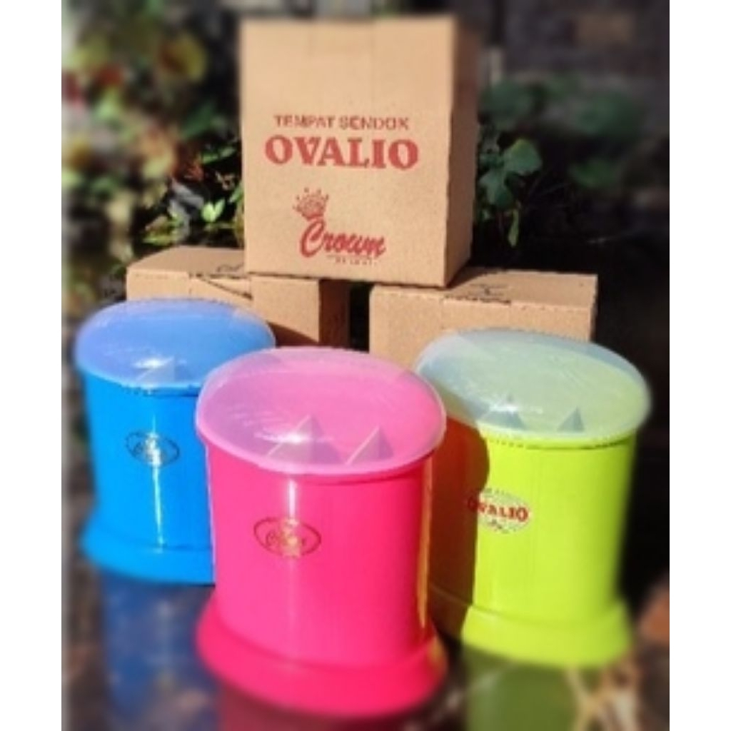 Tempat Sendok Tutup Ovalio/Wadah Sendok Tutup