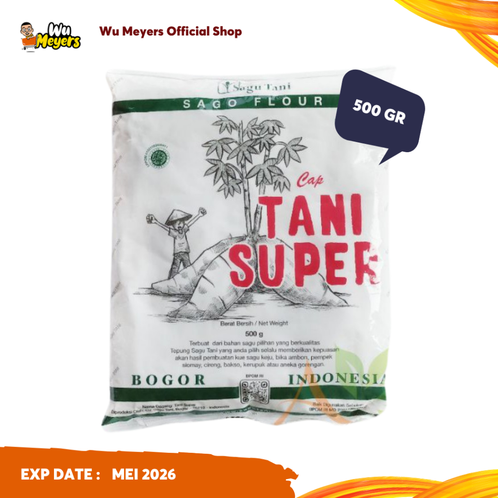 

Tepung Sagu Tani cap Tani Super 500gr