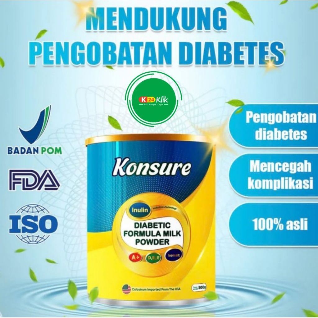 

KONSURE SUSU ATASI DIABETIS FORMULA MILK POWDER IMPORT USA