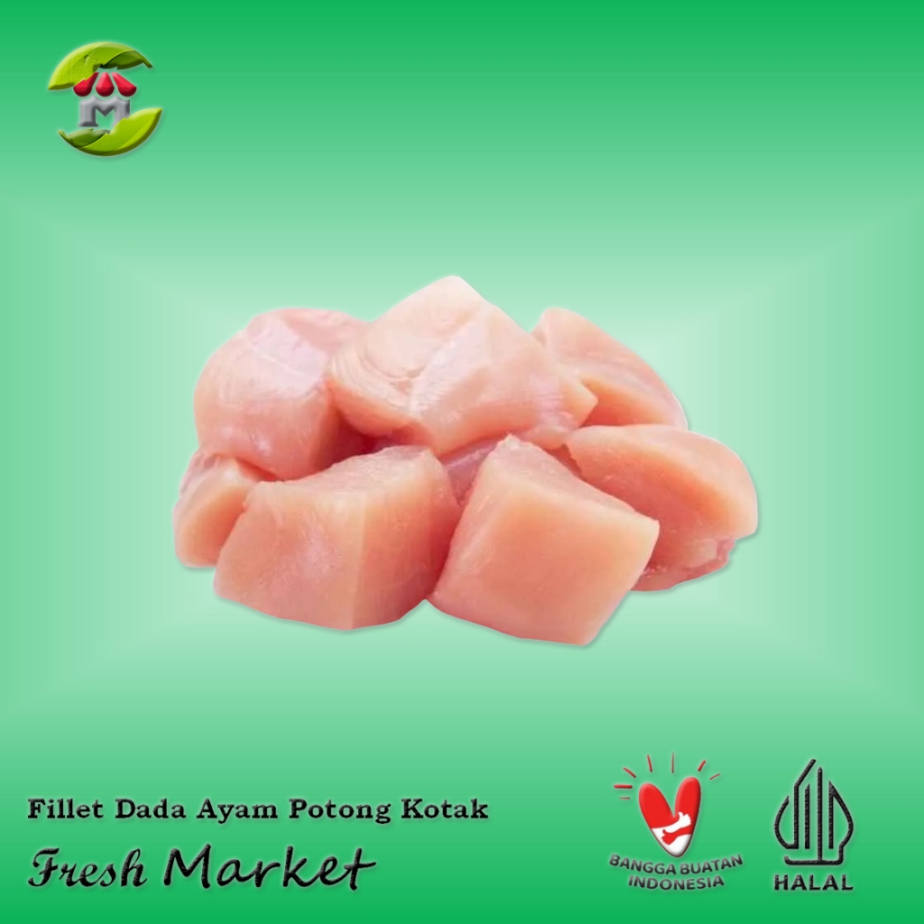 

[JAKPUS] Fillet Dada Ayam Potong Kotak Pack 950gr