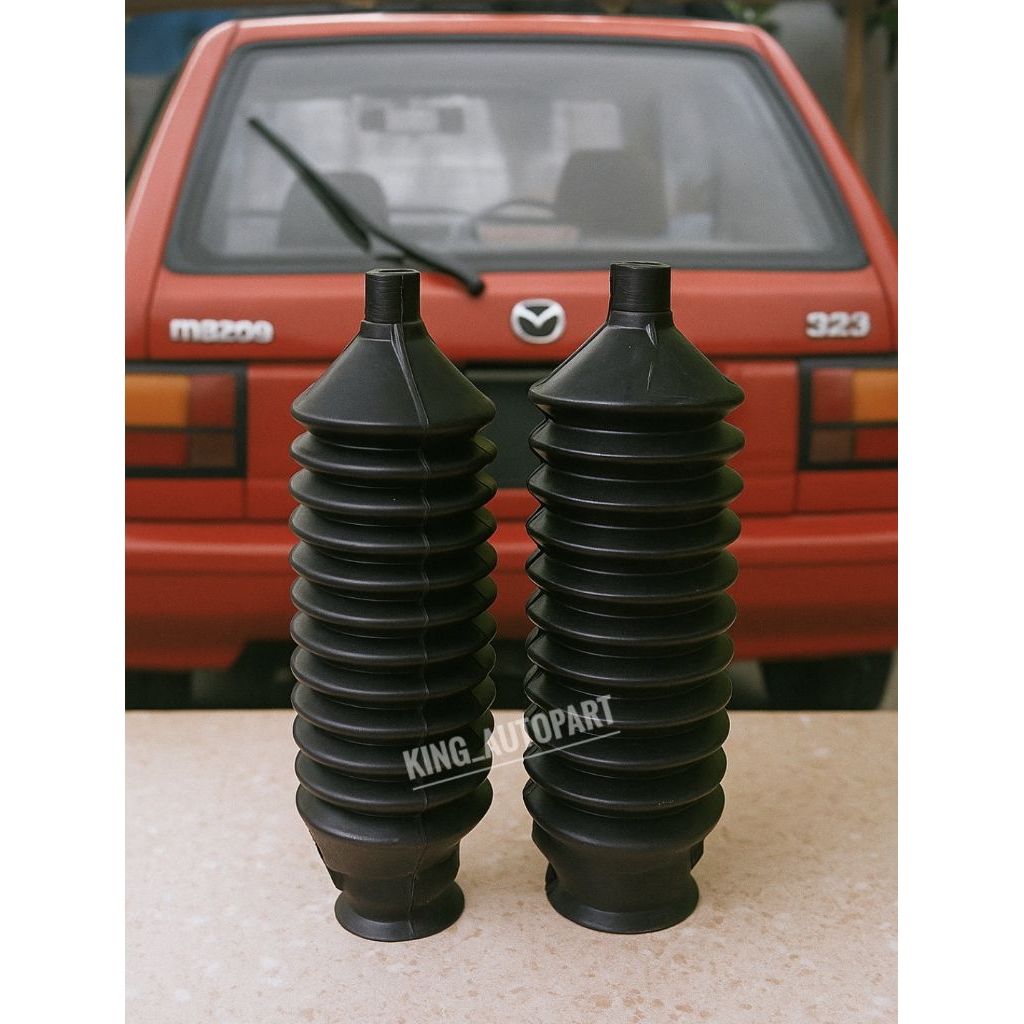 karet boot rack steer steering rack end mazda 323