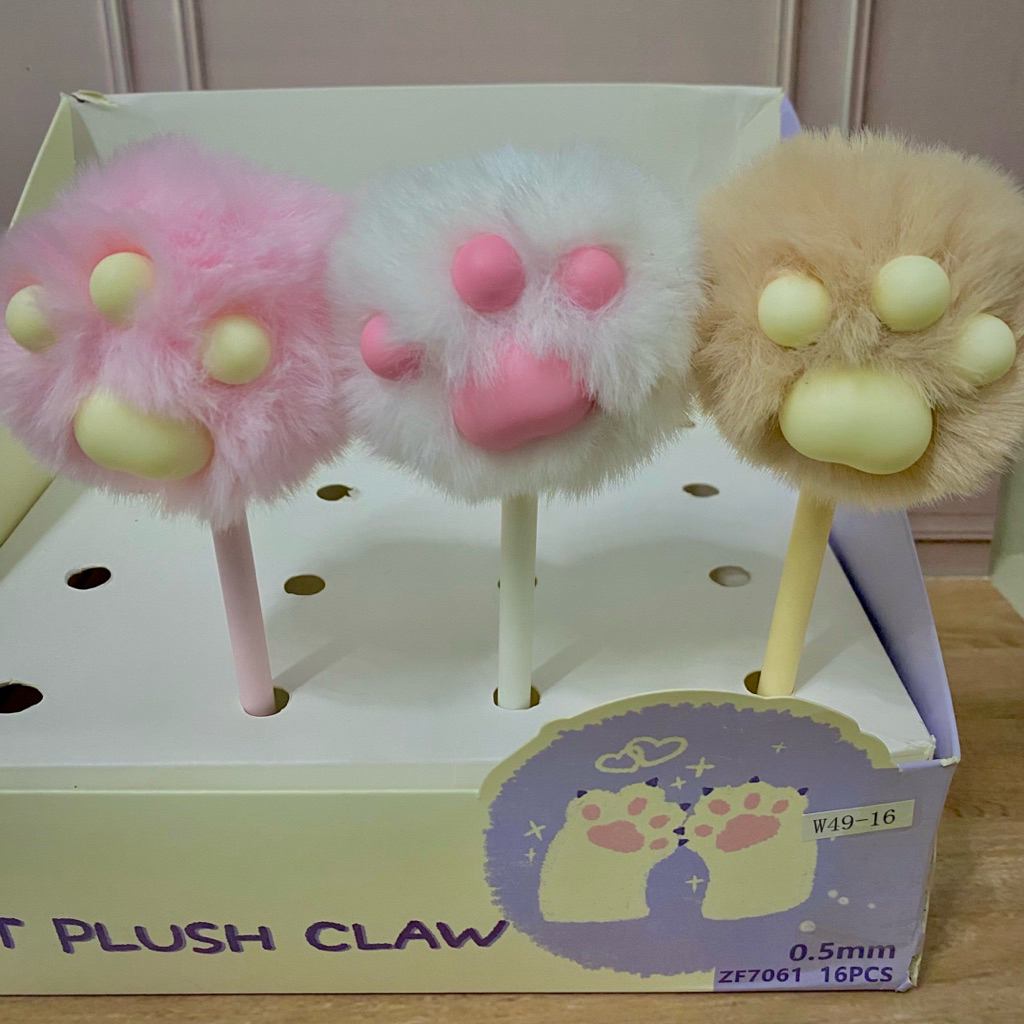 

[COD] Pen Sofun Kaki Paw Bulu Pompom Jumbo
