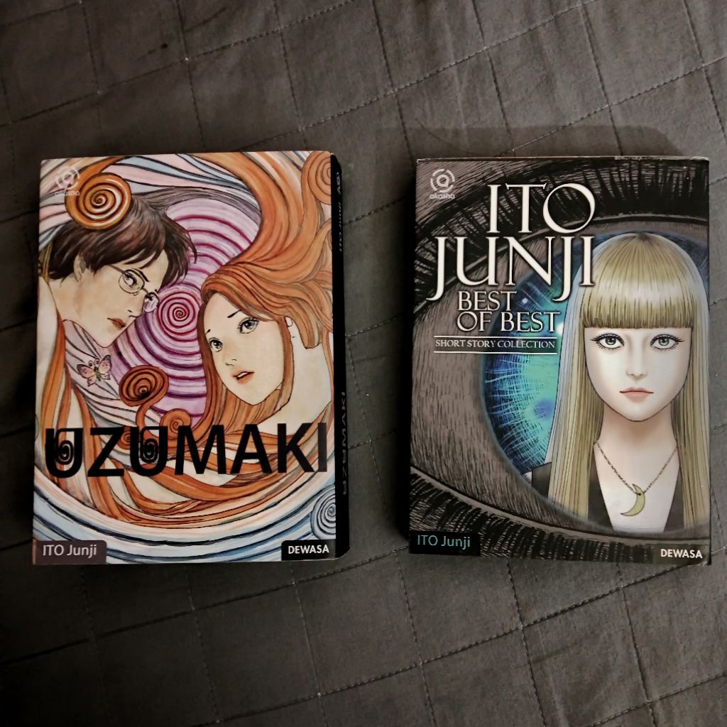 Preloved komik Junji Ito uzumaki best of best