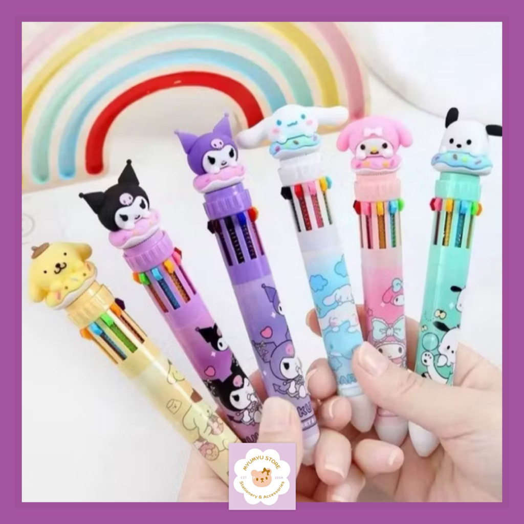 

Pulpen Karakter Sanrio 10 Warna Lucu Unik Cute Murah