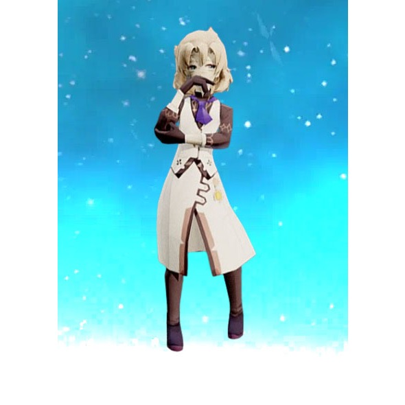 DIY Figure Kertas Genshin Impact Albedo