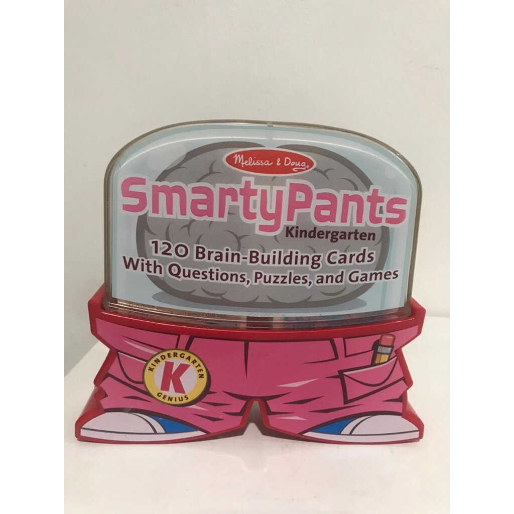 Melissa & Doug Smarty Pants Kindergarten Card Set - 120 Educational, Brain-Building Questions, Puzzl