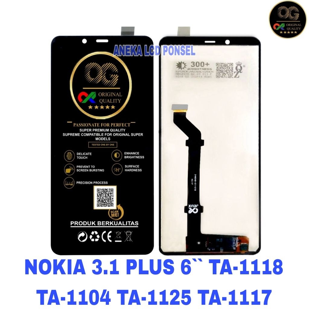 LCD NOKIA 3.1 PLUS 6`` TA-1118 TA-1104 TA-1125 TA-1117
