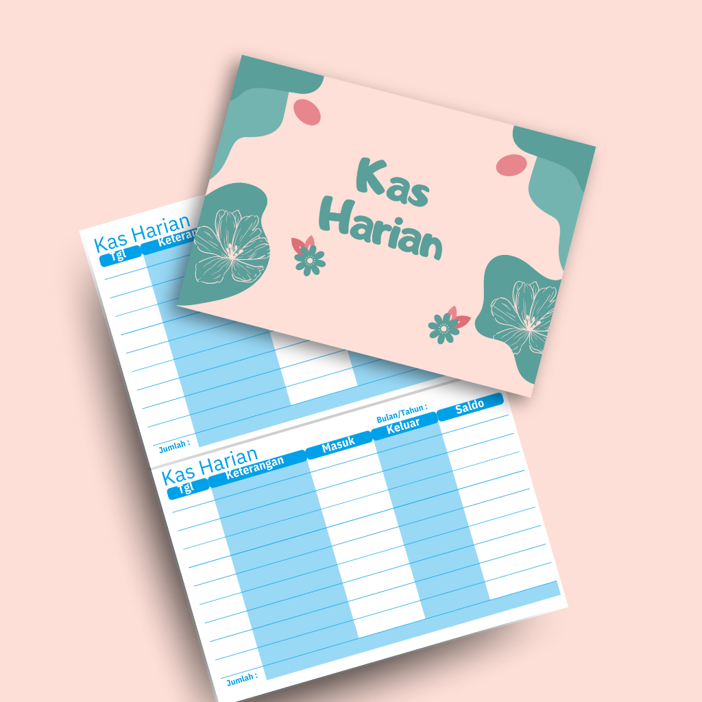 

Buku Kas Harian A6 UMKM | Catatan Keuangan Usaha Kecil | HVS 70gsm 40 Halaman