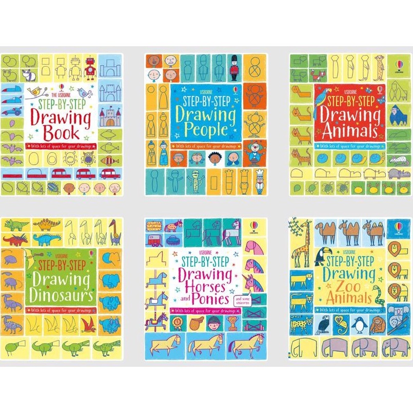 

KODE S75C Kidnedu Buku StepByStep Drawing Book Children Buku Menggambar Anak