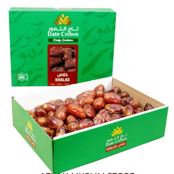 

Kurma Date Crown Khalas 1Kg| Kurma Kholas 1kg - Berkhasiat dan Enak
