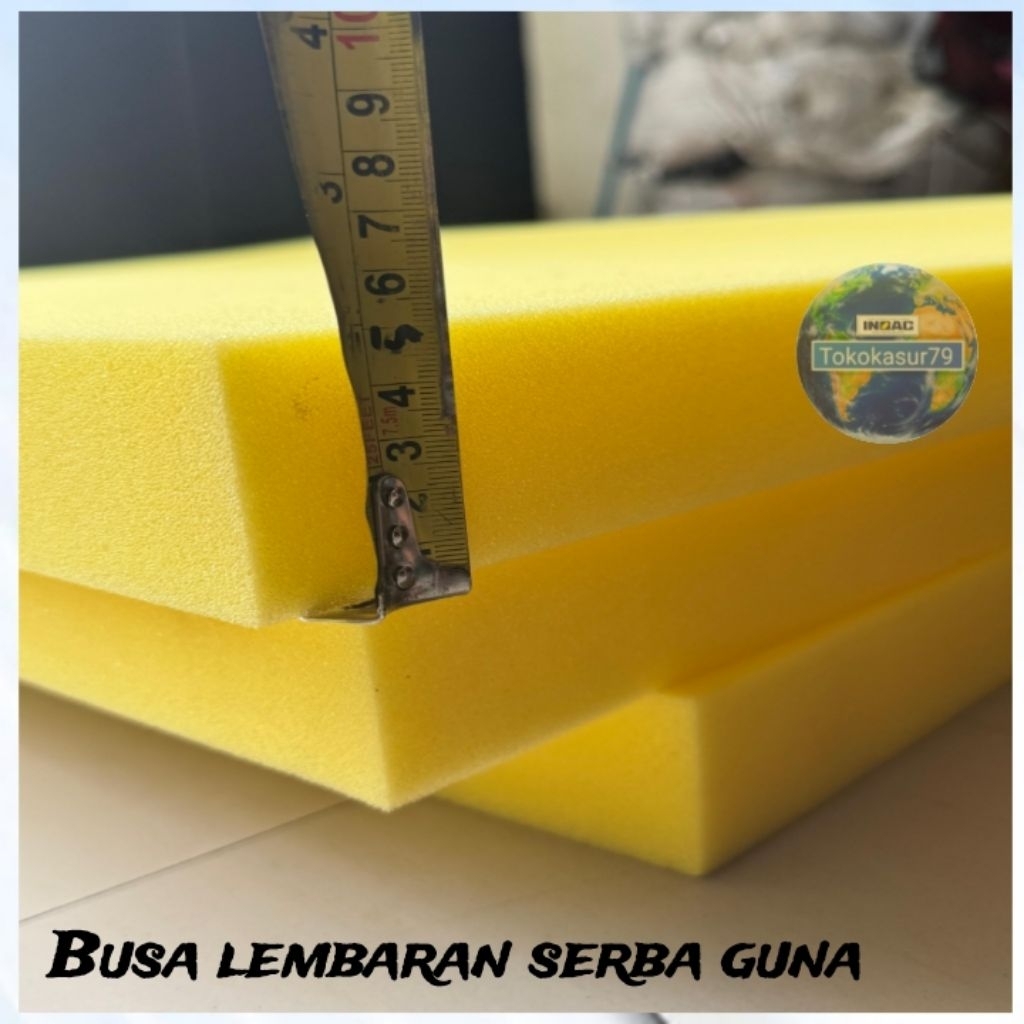 Busa lembaran || 120x40x5cm || busa alas setrika || Busa kuning super || Matras || matras || Alas du