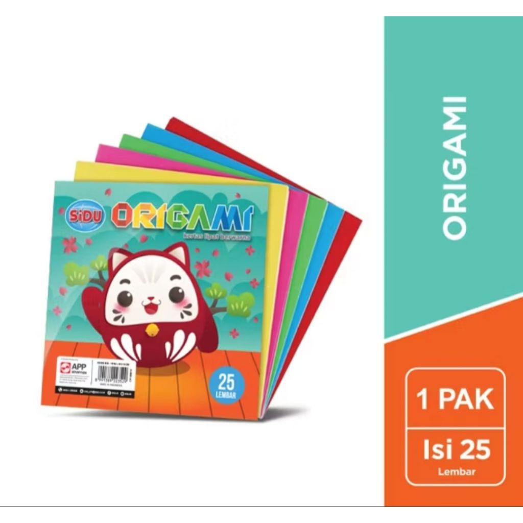 

KERTAS LIPAT/KERTAS ORIGAMI SIDU 12X12/14X14/16X16 ISI 25 LEMBAR