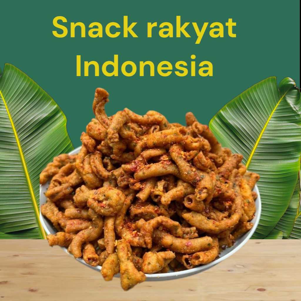 

usus ayam crispi 1kg pedas daun jeruk wangi kriuk bumbu melimpah