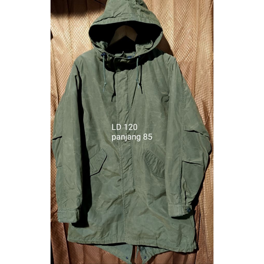 jaket vintage parka army jaket vtg jaket parka fishtail jaket winter parka fishtail jaket parka army