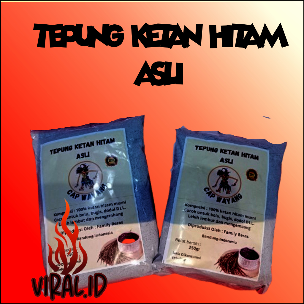 

TEPUNG KETAN HITAM UKURAN 250 GRM