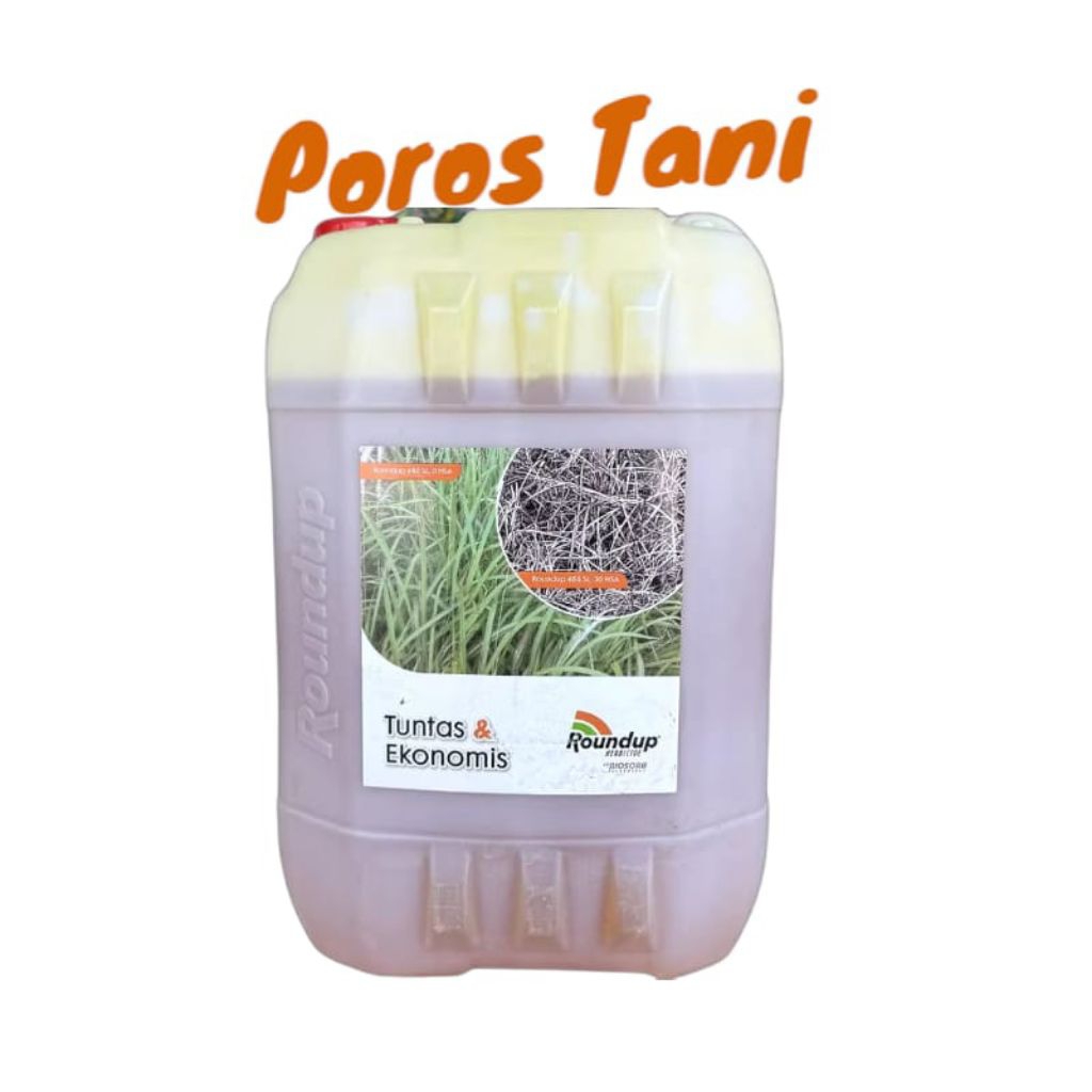 ROUNDUP 480 SL 20 LITER HERBISIDA PEMBASMI RUMPUT