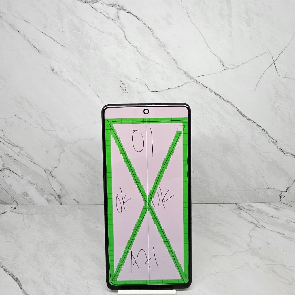 LCD Samsung A71 Original Copotan Minus