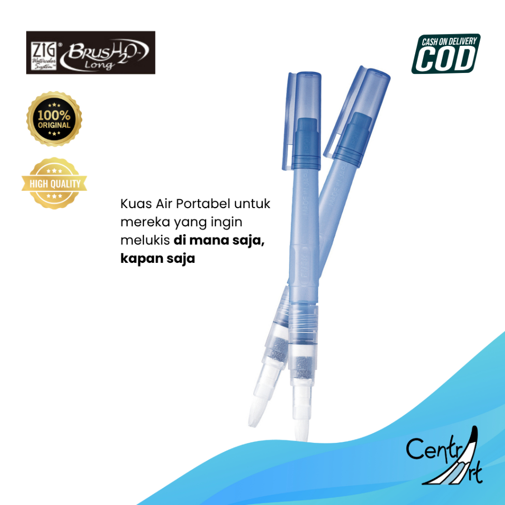 

ZIG brush H2O Broad tip Blue high quality water brush
