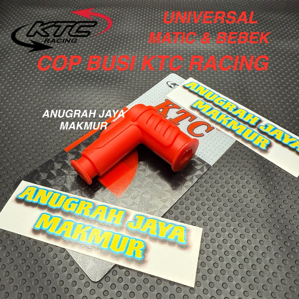 Cop Busi KTC Racing Original / Cangklong Tutup Busi Matic Dan Bebek Vario Pcx Lexi Beat Mio Scoopy S