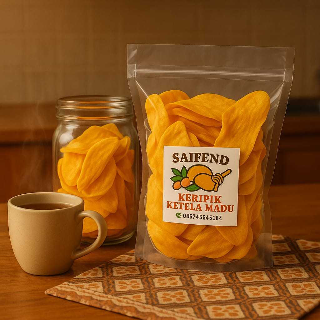 

Keripik Ketela Madu Manis Alami Tanpa Pemanis | Renyah & Gurih | Snack Sehat Rumahan | OzilShopID