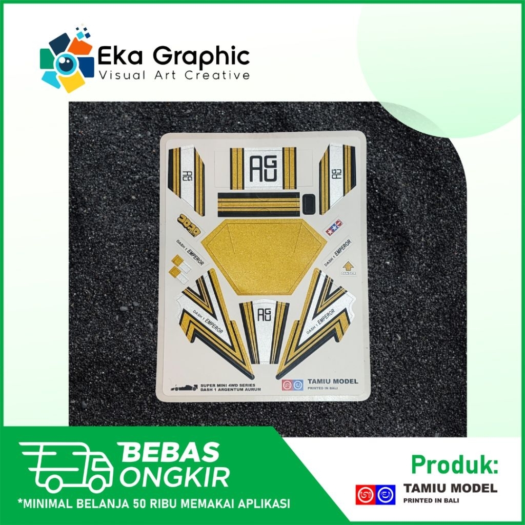 Decal Sticker Dash 1 Emperor Argentum Aurum