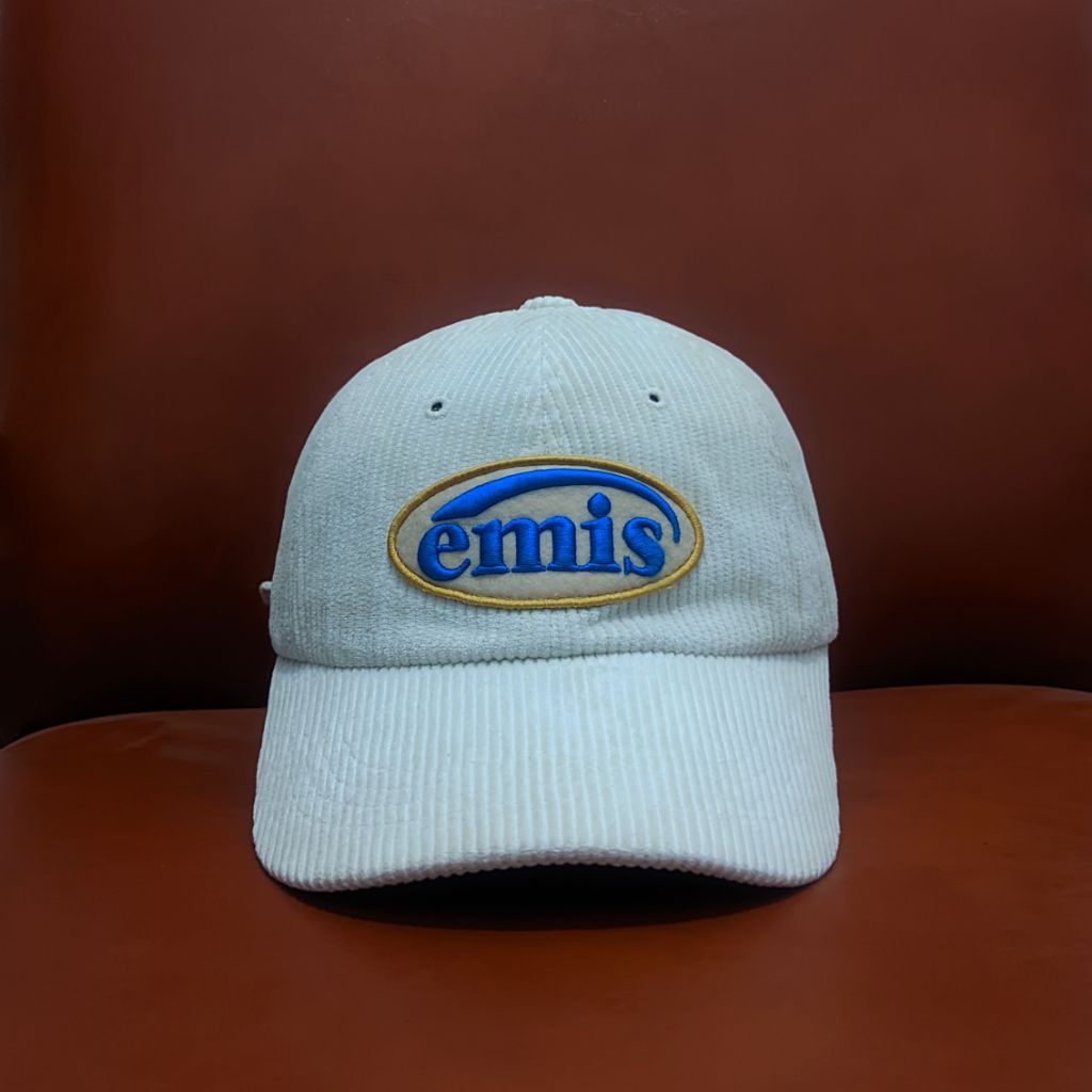 Topi Emis Emis Cap Cream Corduroy