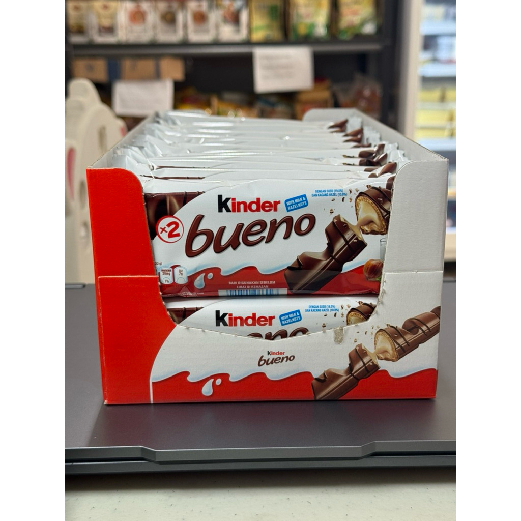 

KINDER BUENO 43gr x 30pcs = 1290gr (1box)