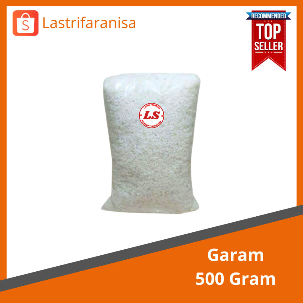 

GARAM 500 GRAM Garam Crystal Bening Garem Krosok Garam Ikan Garam Ikan