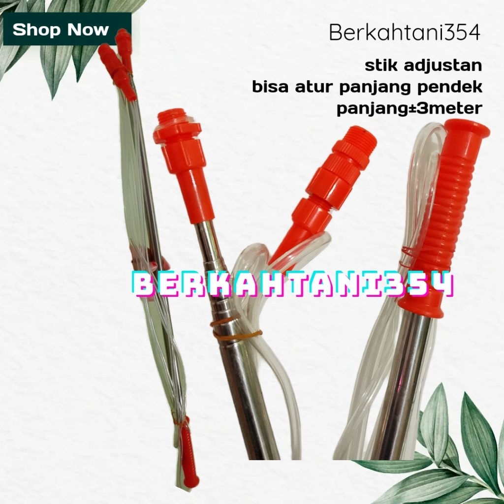Stik adjustan stik panjang 3,5meter stik sprayer 3,5meter stik bisa diatur panjang pendeknya kurang 
