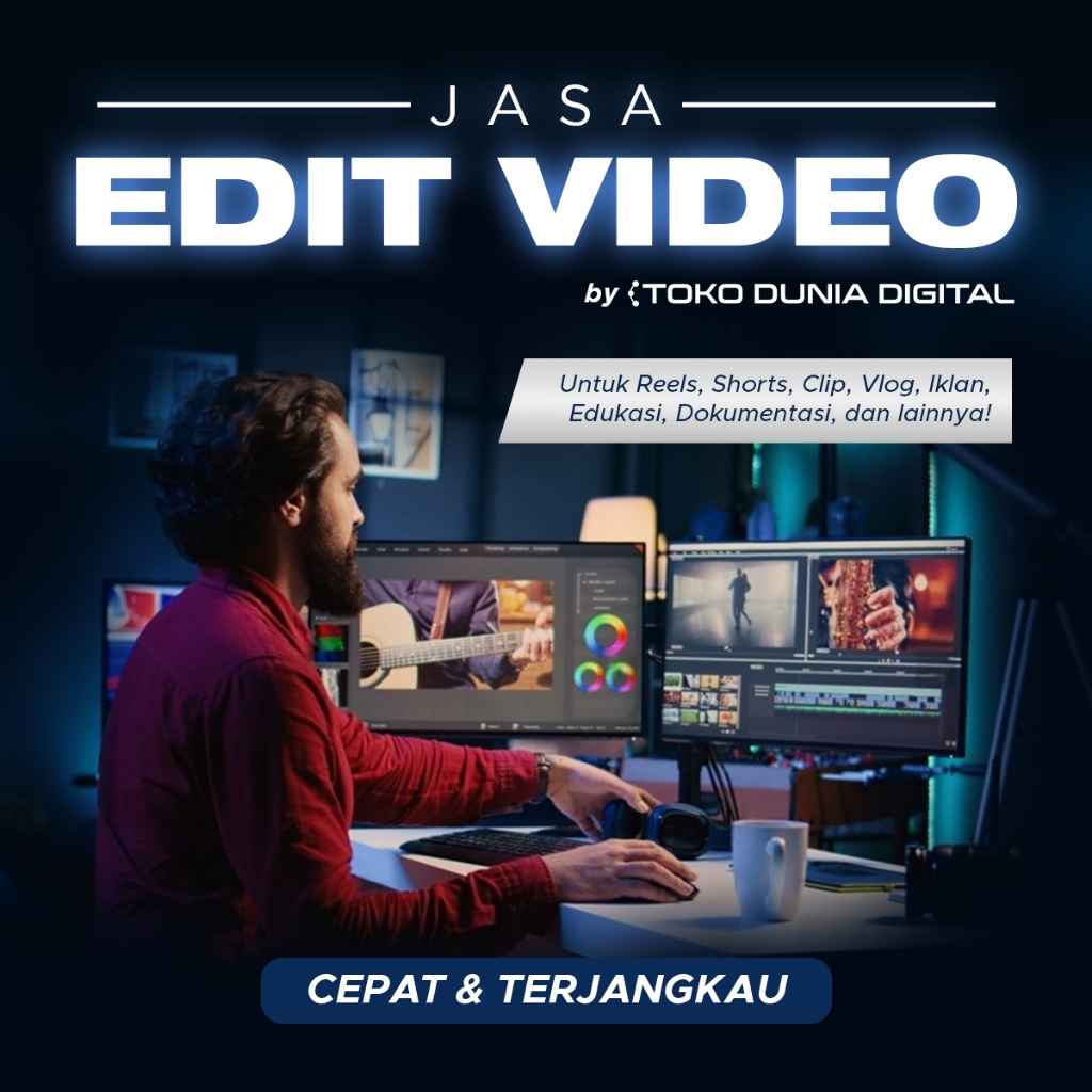 JASA EDIT VIDEO PROFESIONAL | Dokumentasi | Shorts | Reels | Vlog | Animasi | Motion Graphic