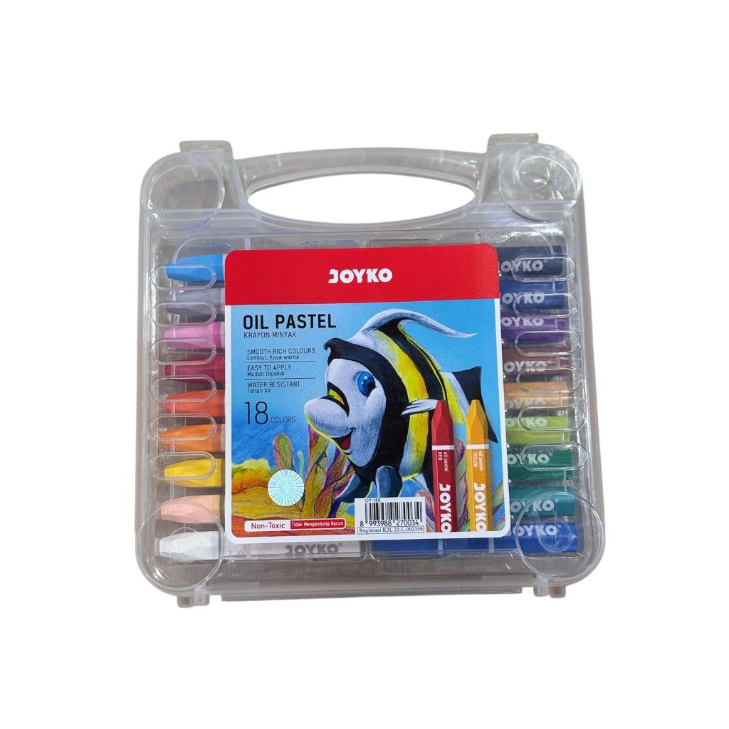 

Joyko Oil Pastel 18 Warna (OP‑18S) – Krayon Minyak Harga Grosir