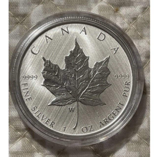 Koin Perak 1 oz Import Canadian Silver Maple Leaf Coins