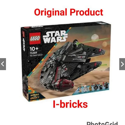 BARANG TERLARIS LEGO STARWARS 75389 THE DARK FALCON PACKING AMAN