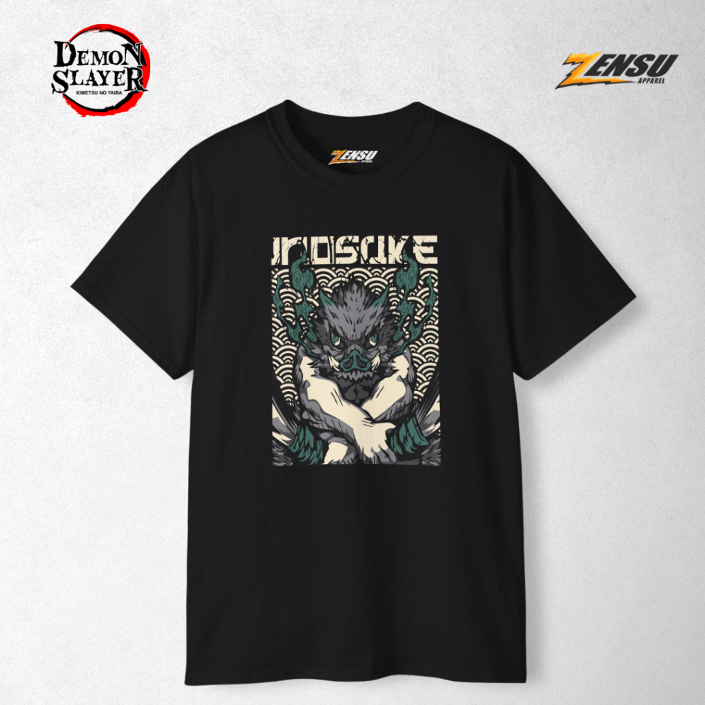 Inosuke Savage Slash - Demon Slayer | Baju Kaos Anime Z021
