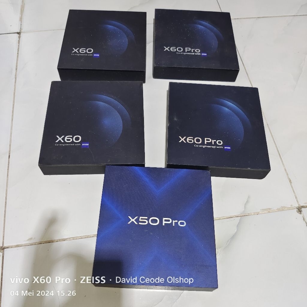 Dus Box Kotak Vivo Series X X60 X60 Pro ORI Copotan