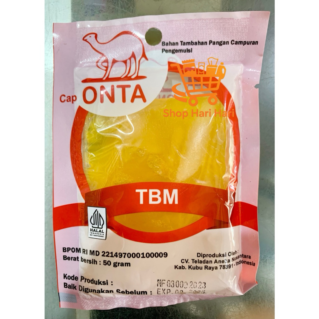 

Onta TBM Bungkus 50 gram (1 Sachet)