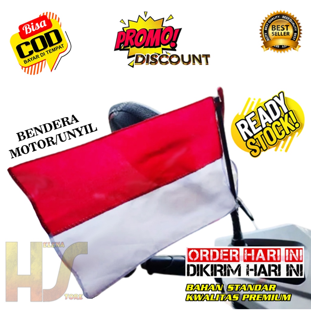 BENDERA BUAT MOTOR/BENDERA UNYIL ( 1 PCS )