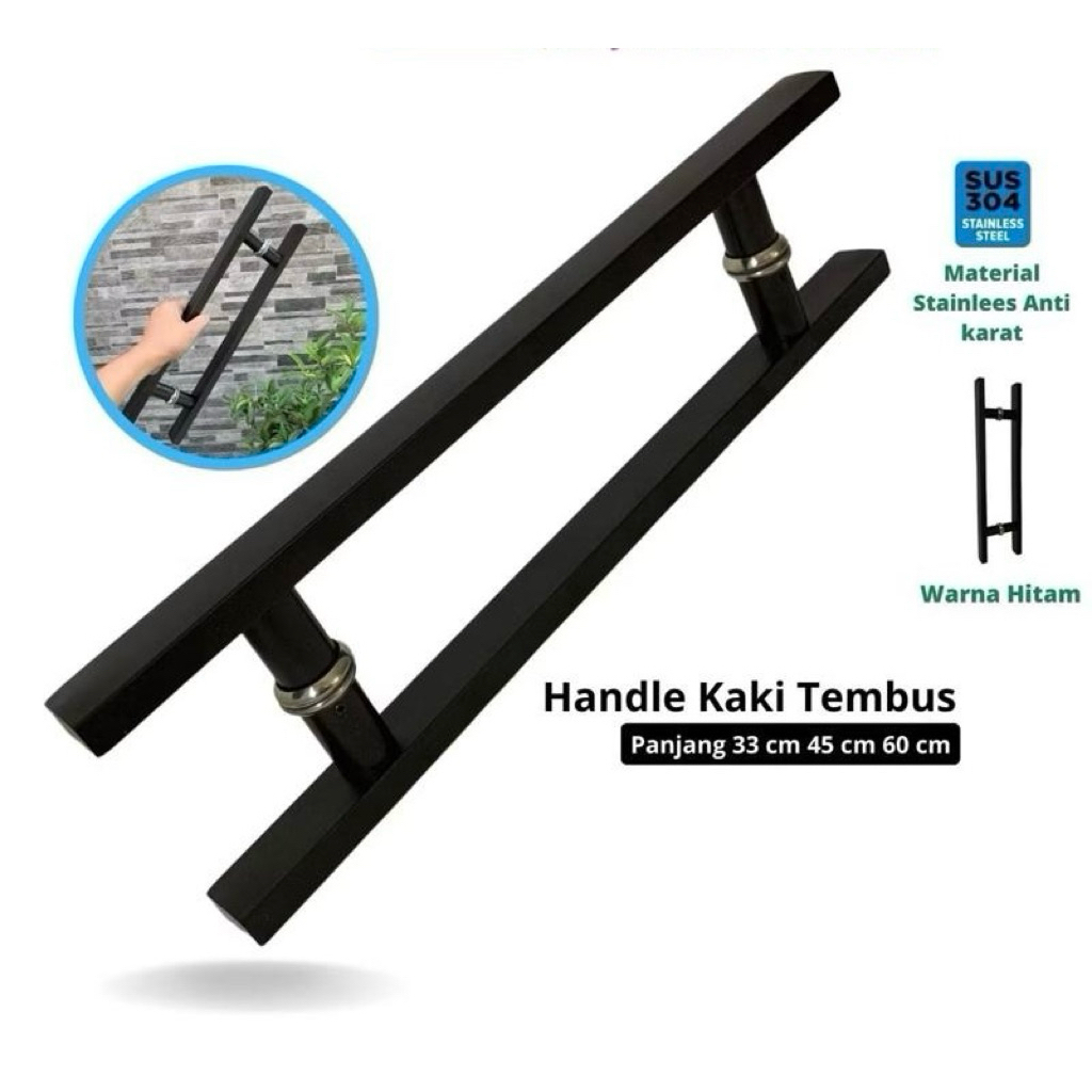 Handle tembus minimalis gagang pintu model baut tembus