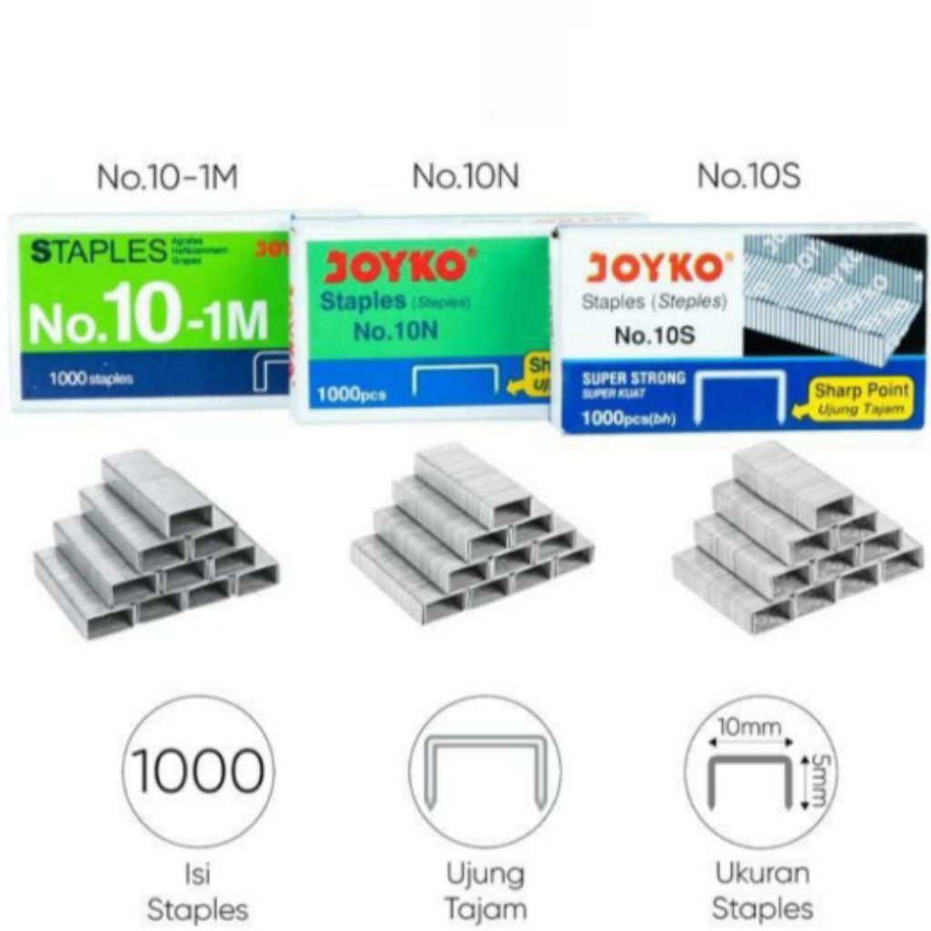 

Refill Isi Stapler 1 Box 1000 Pcs Isi Staples
