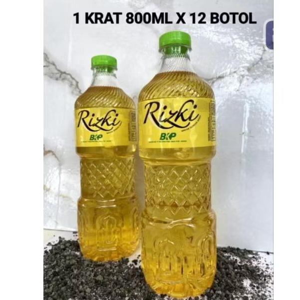 

minyak goreng rizki botol satuan