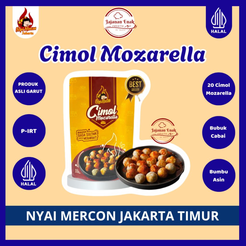 

Cimol Mozarella Keju Lumer - Nyai Mercon